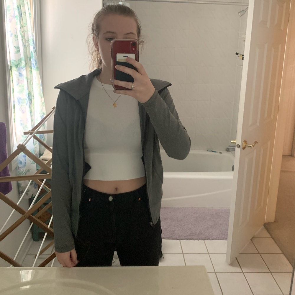 eddie bauer grey jacket